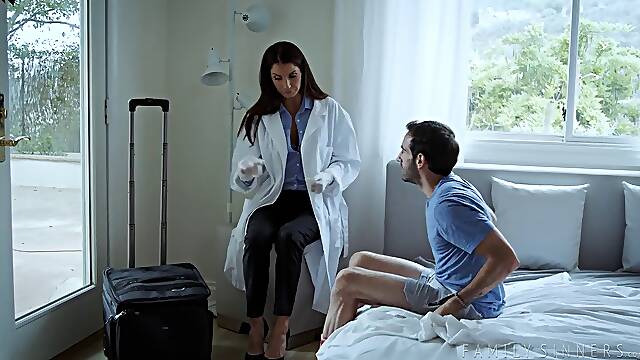 Nephew Gets Great Exam From His Doctor Aunt