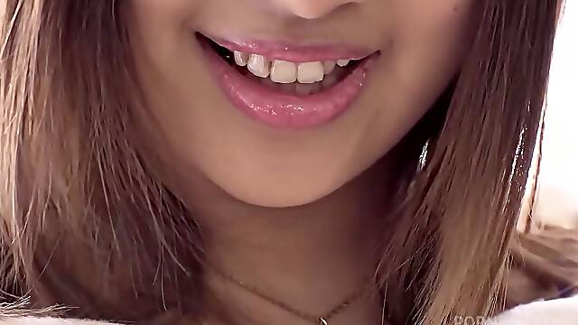 Small Japanese Girl with big natural Tits give First Blowjob to old Guy at Uncensored Full JAV Casting in Japan