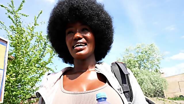 Ebenne, Tcheque Interracial, Quickie Ébony
