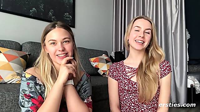 Ersties: Hot Russian lesbians tease each other with sexy adult toys while eating pussy and masturbating