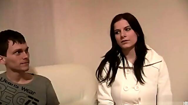 Veronika and Adela in anal gangbang