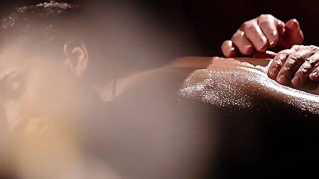 Stanley Johnson And Bonneys Sensual Oil Massage Sparks Passionate Cunnilingus And Close-Up