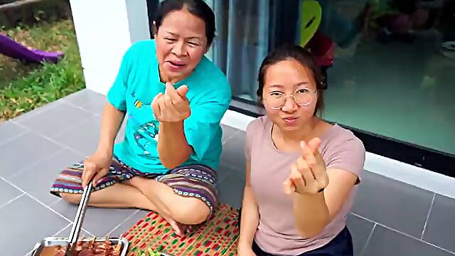 Beautiful lady deformed