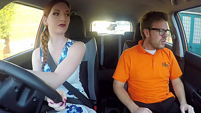 Posh Zara Durose makes driving instructor nut