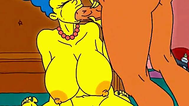 MILF Marge Simpson cheating