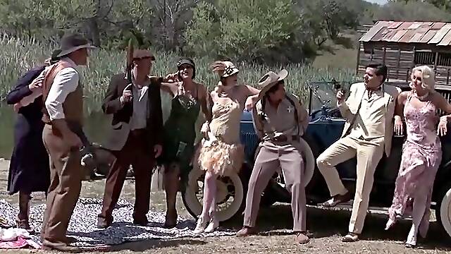 Bobbi Starr, Dylan Ryder, Julia Ann And Natasha Marley Outdoor Orgy