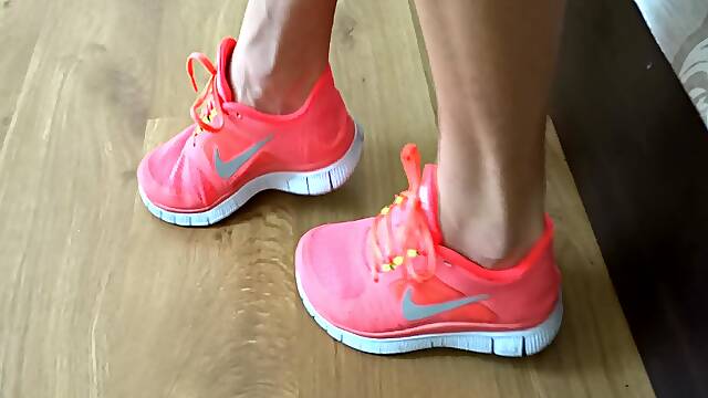 My sexy nike pink sneakers