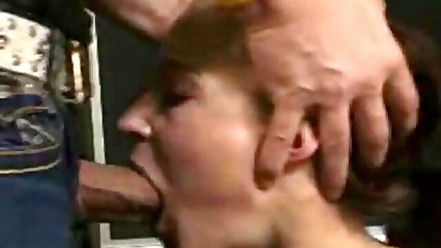 Hot babe tied up for hardcore action