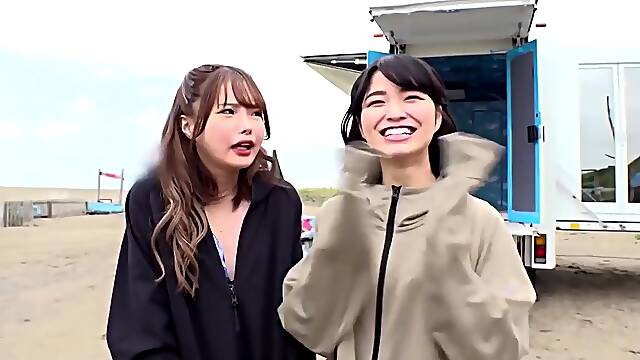 Ichika Matsumoto And Sumire Kuramoto In Mtall-037 Magic Mirror X Materialall A Scorching Summer? Just Before The Typhoon Hit The Beach, A Reverse Pick-up Sp For A Continuous Vaginal Cum Shot Of A