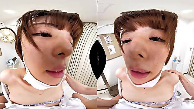 Japanese nurse shares vr toilet pov sensual thrills