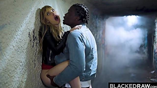 BLACKEDRAW Ivy Wolfe Gets BIG BLACK DICK In Every Corner Of The City