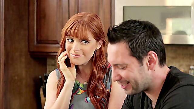 Guy shares his hot redheaded wife with his best friend