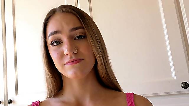 Hardcore fucking at home with small boobs hottie Kenzie Madison