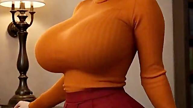 Velma Dinkley in real life shows her underclothes