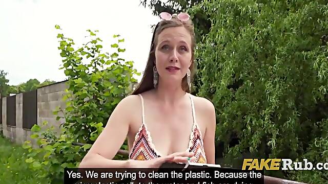 Tree Hugger With A Large Bush Picked Up For Money