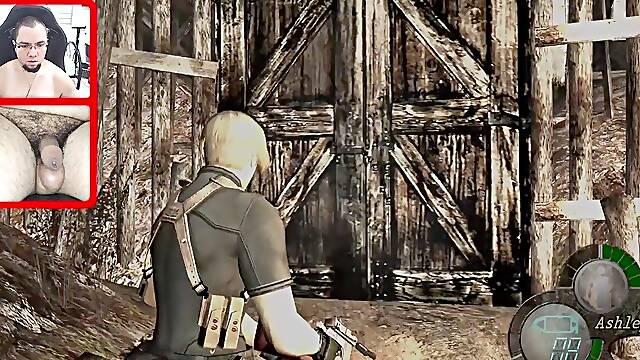 RESIDENT EVIL 4 naked EDITION hard-on web cam GAMEPLAY #7