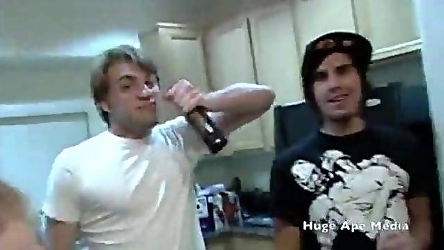 Lebanese girl gets fucked hard at American party