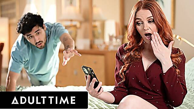ADULT TIME - Naughty Stepmom Marie McCray Sends Horny Stepson Nudes To Get His DICK! 