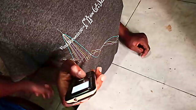 House maid was horny and fucked her Nigerian boss's son in the kitchen