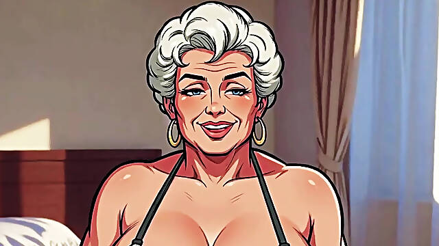 Ai Granny Deep Cleavage Tease Close Ups