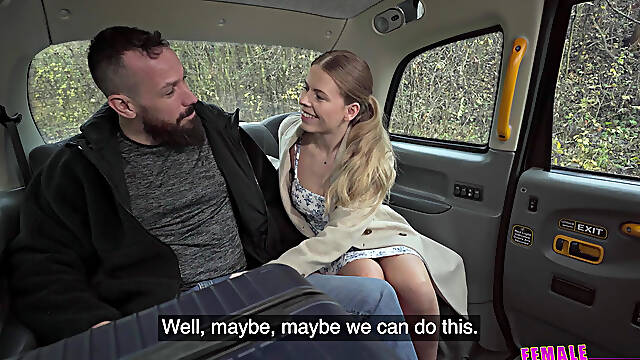 I give the Groom a Pre Stag Party Fucking - Female Fake Taxi