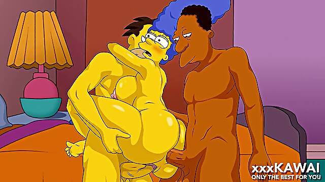 Gonzo kawai hentai compilation of The Simpsons.