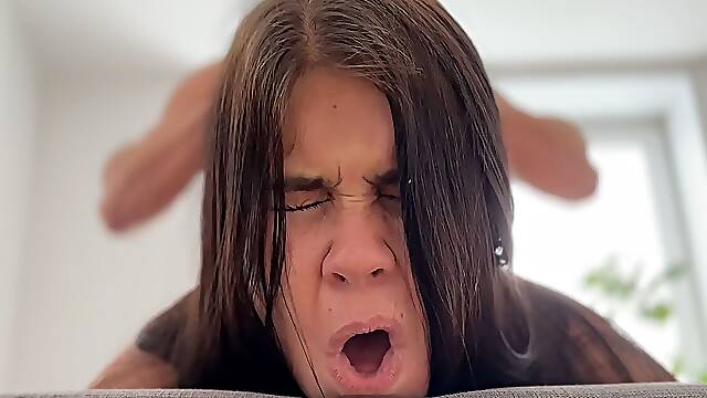 College Girl Takes in Mouth After Anal