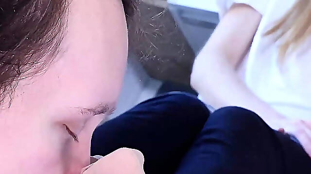 Foot Smelling Slave at Her Disposal